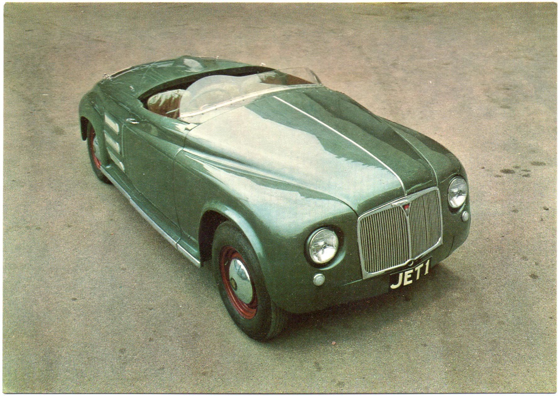 1950: רובר מכריזה : מכונית הכביש הסילונית הראשונה!